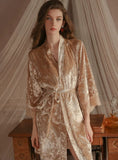 Velvet Nightgown, Sexy Lingerie, Velvet Robe