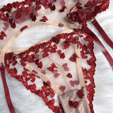 Floral Sheer Cup Lingerie Set