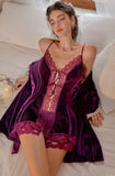 Velvet Nightgown, Sexy Lingerie, Velvet Robe