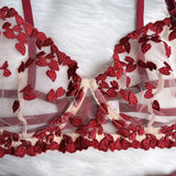 Floral Sheer Cup Lingerie Set