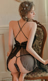 Sweetheart Sheer Bow Lace Lingerie, Lace Nightie