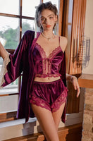 Velvet Nightgown, Sexy Lingerie, Velvet Robe