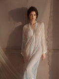 Sheer Nightgown, Lingerie Set, Slip, Loungewear, Pajama, Wedding Gift, Bridal Lingerie