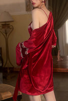 Sweetheart Velvet Nightgown, Sexy Lingerie