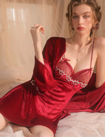 Sweetheart Velvet Nightgown, Sexy Lingerie