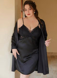 Plus Size Lace Nightie, Plus Size Dress, Plus Size Satin Lingerie Set, Plus Size Lingerie, Curvy Slip