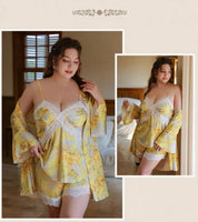 Plus Size Lace Nightie, Plus Size Dress, Plus Size Satin Lingerie Set, Plus Size Lingerie, Curvy Slip