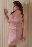 Plus Size Lace Nightie, Plus Size Dress, Plus Size Satin Lingerie Set, Plus Size Lingerie, Curvy Slip