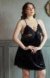 Plus Size Velvet Nightie, Plus Size Dress, Plus Size Velvet Lingerie Set, Plus Size Lingerie, Curvy Slip