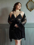 Plus Size Velvet Nightie, Plus Size Dress, Plus Size Velvet Lingerie Set, Plus Size Lingerie, Curvy Slip