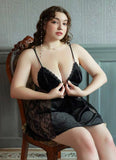 Plus Size Velvet Nightie, Plus Size Dress, Plus Size Velvet Lingerie Set, Plus Size Lingerie, Curvy Slip