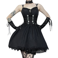 Halloween Outfit,  Dress, Punk Rock Style, Nightclub Lingerie, Halloween Cosplay