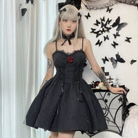 Halloween Dress, Halloween Lingerie, Outfit, Punk Rock Style, Chain Long Dress, Uniform, Cosplay