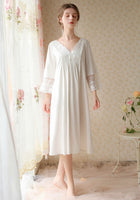 Cotton Nightgown, Lingerie Set, Slip, Loungewear, Pajama, Wedding Gift, Bridal Lingerie