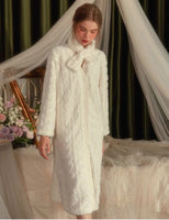 Elegant Robe, Coral Velvet Lingerie, Velvet Robe, Velvet Pajama, Negligee, Sleepwear, Lace Lingerie, Lingerie Set,Wedding Gift