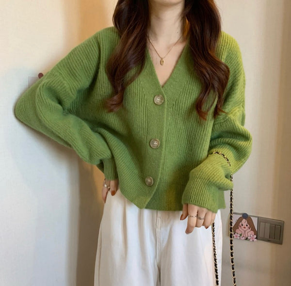 Oversized Sweet Cardigan, Knitted Sweater, Sweater, Autumn Coat, Autumn / Winter Jacket