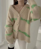 Oversized Sweet Cardigan, Knitted Sweater, Sweater, Autumn Coat, Autumn / Winter Jacket
