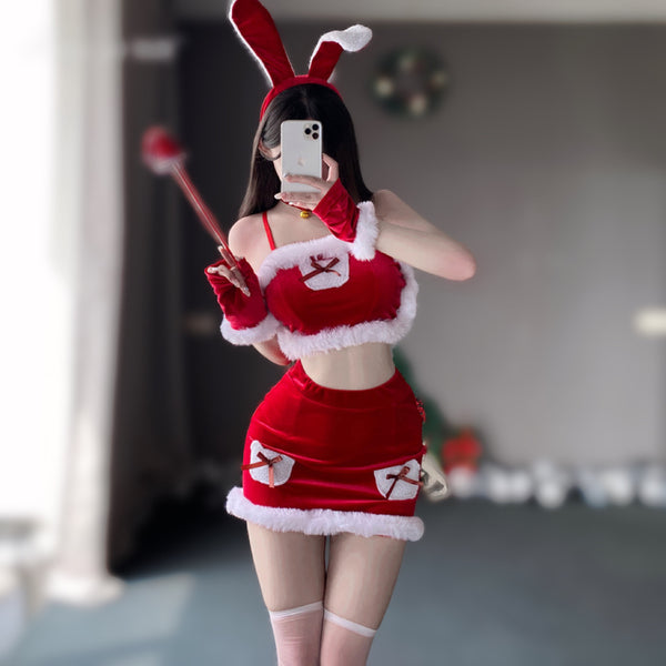 Christmas Lingerie Set, Christmas Dress, Christmas Gift, Velvet Linger SammisFantasy Christmas Lingerie Set, Christmas Dress, Christmas Gift, Velvet Linger SammisFantasy