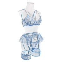 Floral Sheer Cup Lingerie Set