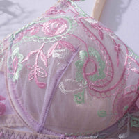 Floral Sheer Cup Lingerie Set