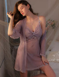 Lace Lingerie Set, Sheer Nightgown, Lace Robe, Cute Lingerie, Nightwear