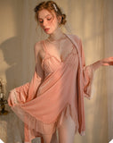 Elegant Velvet Lingerie Set, Velvet Pajama, Exquisite Robe, Dreaming Lingerie, Nightwear