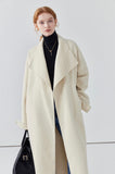 Long double-sided wool coat women's cashmere coat high-end autumn coat