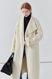 Long double-sided wool coat women's cashmere coat high-end autumn coat