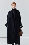 Long double-sided wool coat women's cashmere coat high-end autumn coat