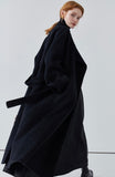Long double-sided wool coat women's cashmere coat high-end autumn coat