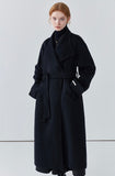 Long double-sided wool coat women's cashmere coat high-end autumn coat