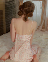Satin Nightgown, Silky Nightie, Lingerie, Pajama, Loungewear