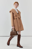 Women double-sided 100% wool coat cashmere coat autumn coat