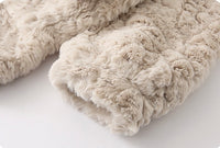 Winter faux rabbit fur coat women's plush thickened warm coat