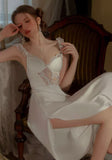 Satin Nightgown, Silky Nightie, Lingerie, Pajama, Loungewear