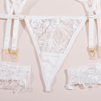 Floral Sheer Cup Lingerie Set