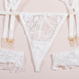 Floral Sheer Cup Lingerie Set