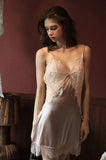 Butterfly Lace Embroidery Nightgown, Exquisite Lingerie Dress