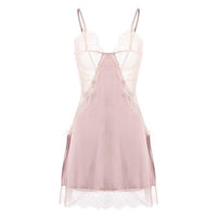 Butterfly Lace Embroidery Nightgown, Exquisite Lingerie Dress