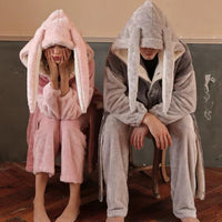 Couple Pajamas, Autumn and Winter Coral Fleece Pajamas