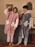 Couple Pajamas, Autumn and Winter Coral Fleece Pajamas