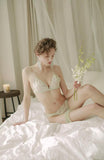 Fairy Sheer Lace Embroidered Lingerie Set