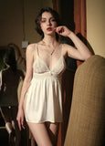 Elegant Sheer Cone Shaped Nightgown Set