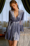 Vintage Velvet Nightgown, Sexy Lingerie, Velvet Lingerie, Velvet Robe