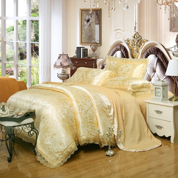 Satin cotton luxury 4-pc bedding set