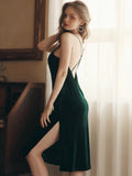 Queen Velvet Long Nightgown