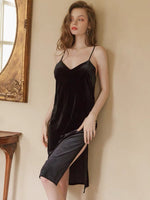 Queen Velvet Long Nightgown