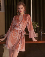 Velvet Nightgown, Sexy Lingerie, Velvet Robe