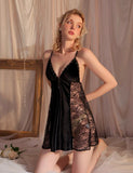 2022 Fall Velvet Nightgown, Sexy Lingerie, Velvet Robe