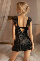Velvet Nightgown, Sexy Lingerie, Velvet Nightie, Velvet Lingerie